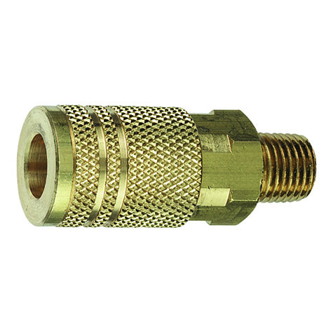Tru-Flate 3/8in I/M Design  x 3/8in MNPT Steel Coupler product photo