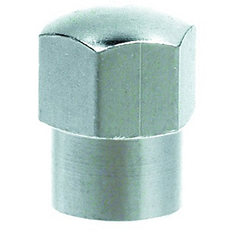 Tru-Flate Chrome Hex Valve Cap product photo