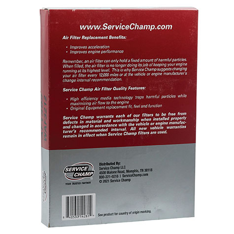 Service Champ Air Filter product photo