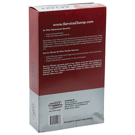 Service Champ Air Filter product photo