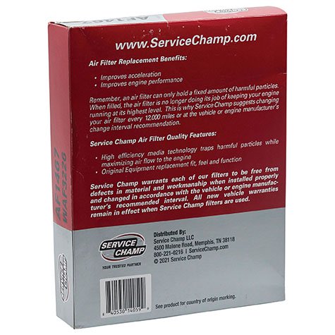 Service Champ Air Filter product photo