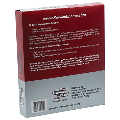 Service Champ Air Filter product photo