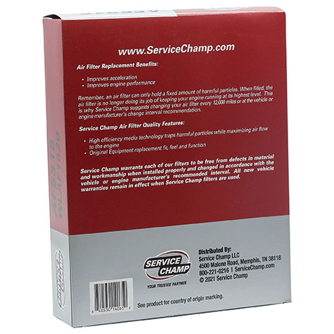 Service Champ Air Filter product photo