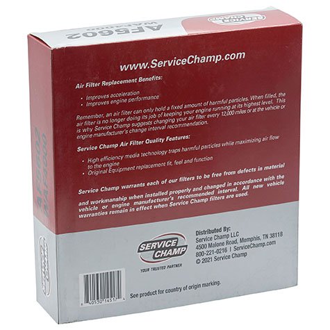 Service Champ Air Filter product photo