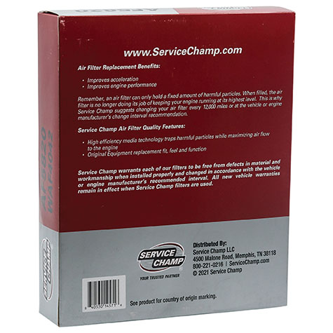 Service Champ Air Filter product photo