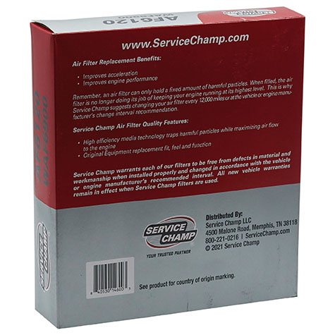 Service Champ Air Filter product photo