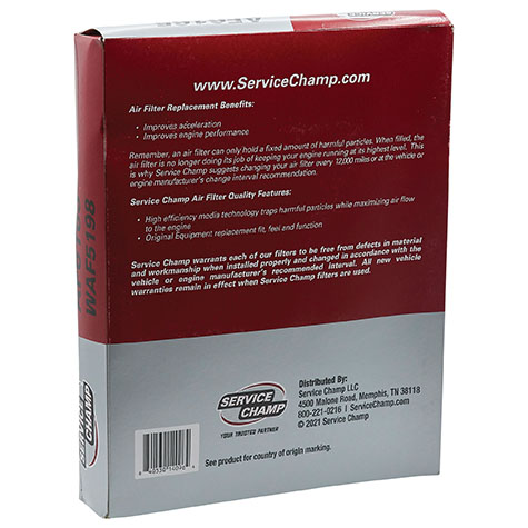 Service Champ Air Filter product photo