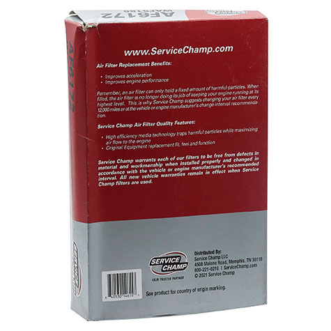Service Champ Air Filter product photo