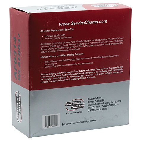 Service Champ Air Filter product photo