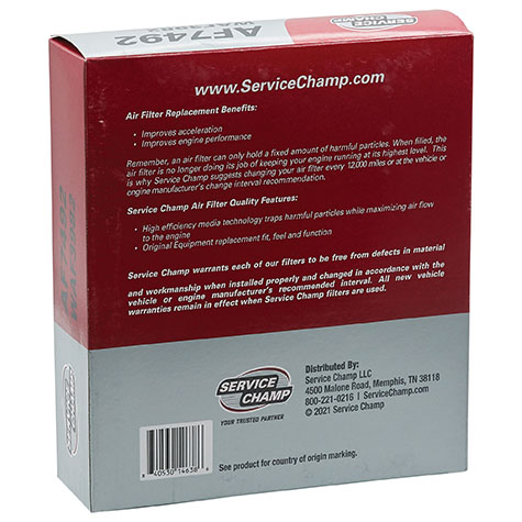Service Champ Air Filter product photo