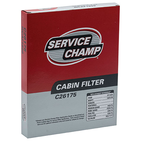 Service Champ Cabin Filter product photo