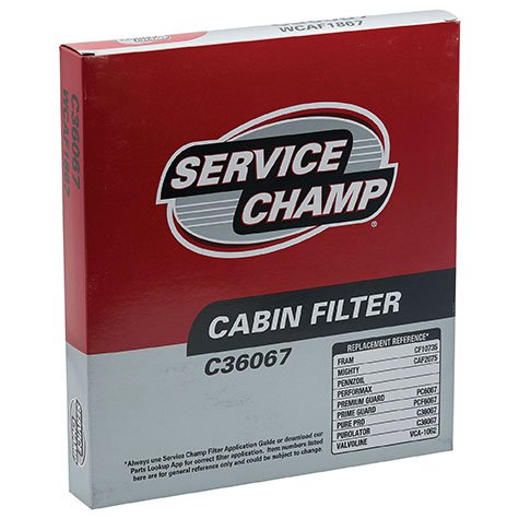 Service Champ Cabin Filter product photo