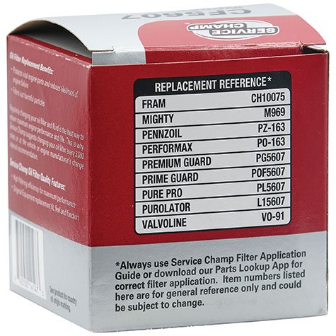 Service Champ Oil Filter product photo