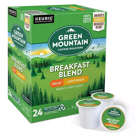 Green Mountain Decaf Breakfast K-Cup product photo