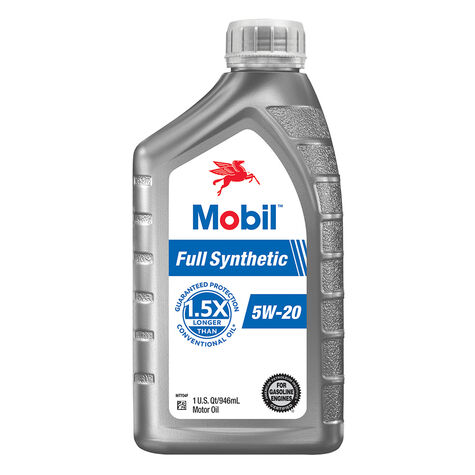 Mobil Full Synthetic Motor Oil SAE 5W-20, 1 Quart product photo
