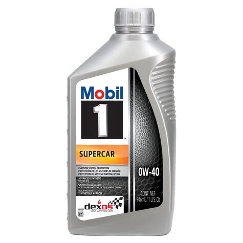 MOBIL 1 SUPERCAR 0W40 6/1QT product photo