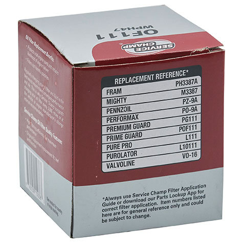 Service Champ Oil Filter product photo