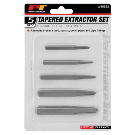 Performance Tool - 5 pc. Tapered Extractor Set product photo