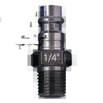 Tru-Flate 1/4in HI FLO Design  x 1/4in MNPT Aluminum Plug product photo