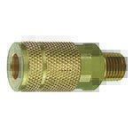 Tru-Flate 1/4in T Design  x 1/4in MNPT Brass Coupler product photo