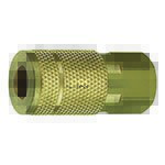 Tru-Flate 1/4in T Design  x 1/4in FNPT Brass Coupler product photo