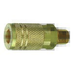Tru-Flate 1/4in I/M Design x 1/4in MNPT Brass Coupler product photo