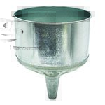 LubriMatic Galvanized Steel Tractor Funnel - 8 qt. product photo