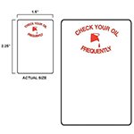 Petosky Plastics Static Cling Label product photo