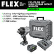FLEX 24V Brushless Cordless 1/2-Inch 1,500 Ft-Lbs High-Torque Impact Wrench Kit with 6.0Ah Stacked Lithium Battery and 280W Fast Charger product photo