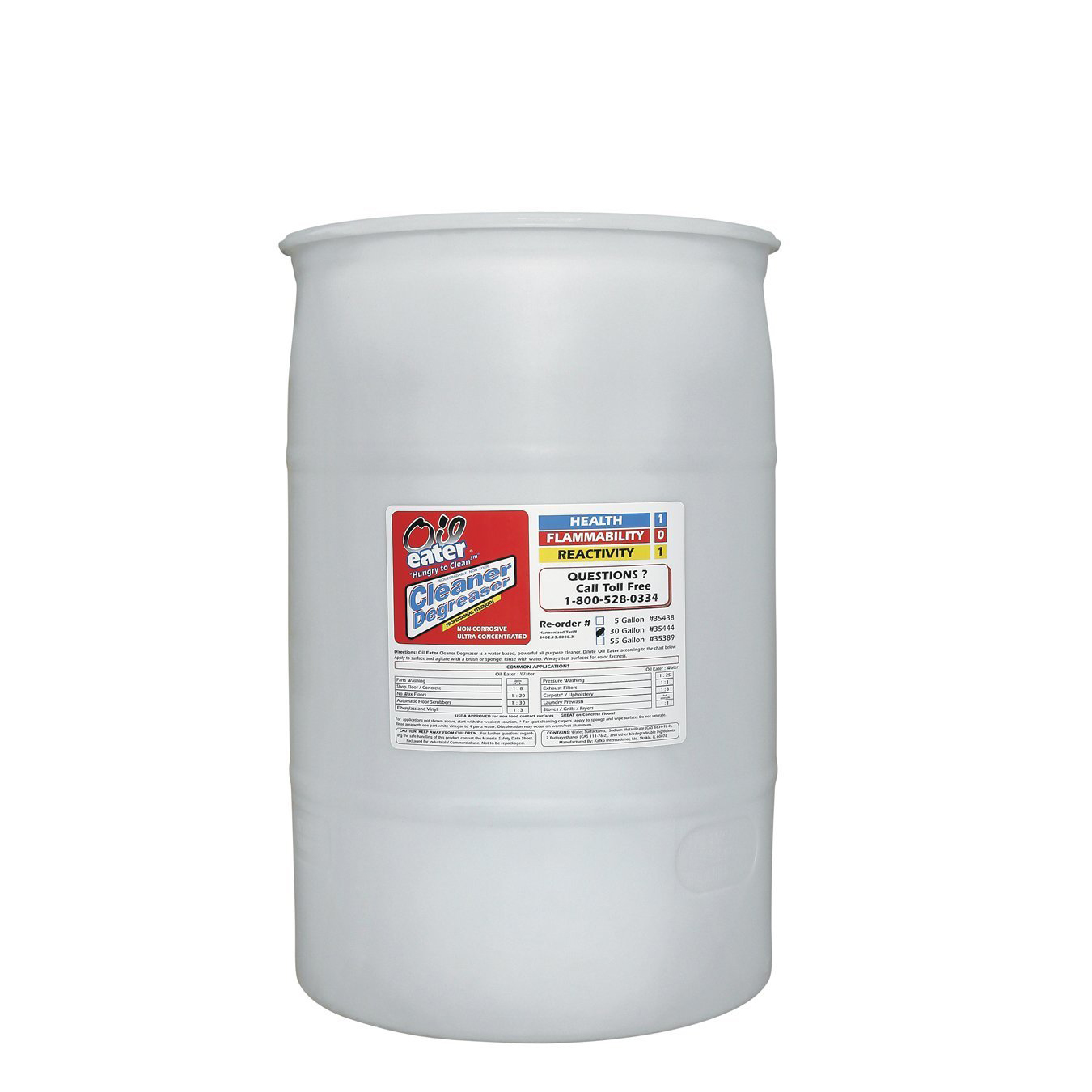 Oil Eater 30 Gallon Drum Cleaners & Degreasers