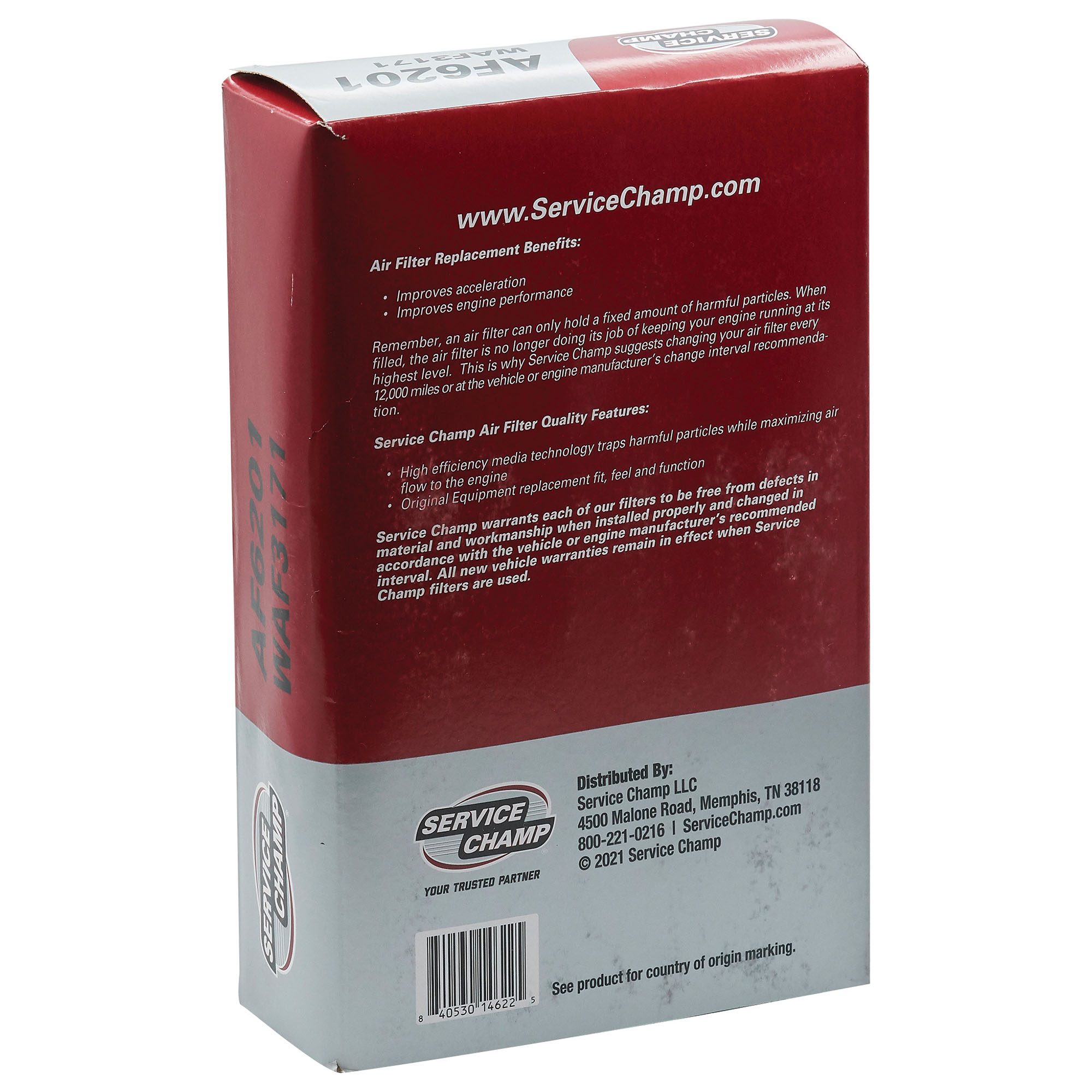 Service Champ Air Filter Air Filters