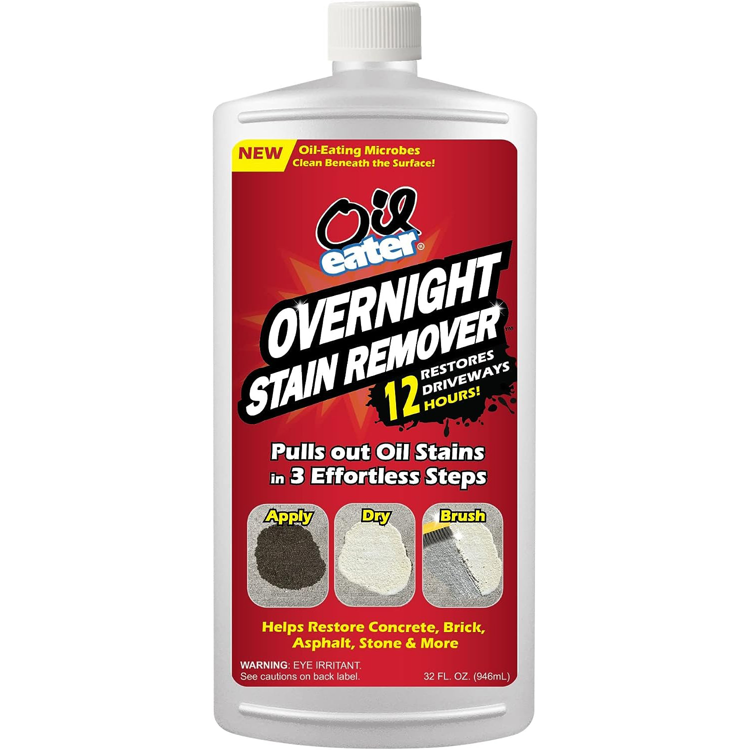 Oil Eater Overnight Stain Remover Cleaners & Degreasers