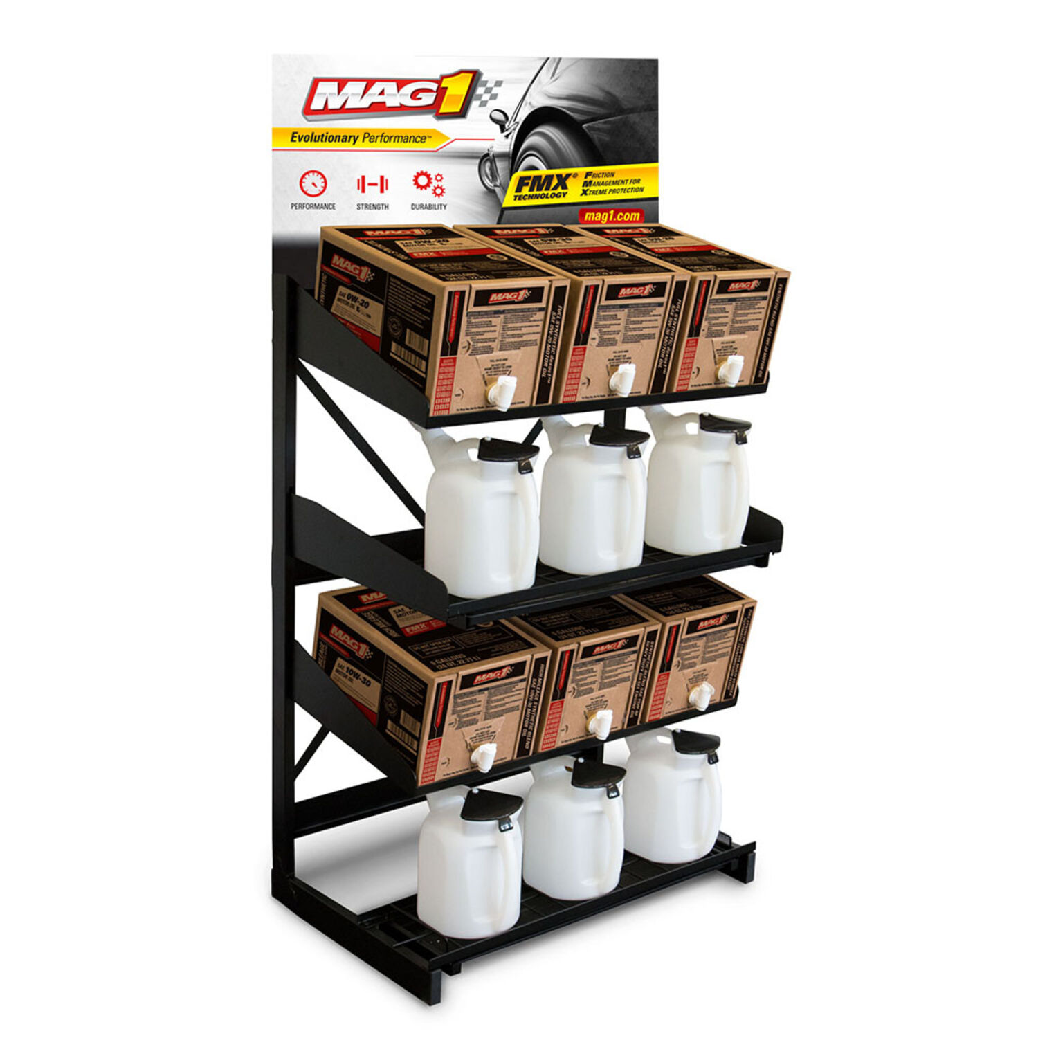 MAG1 - Metal Bag-in-Box Display Rack - MAG1