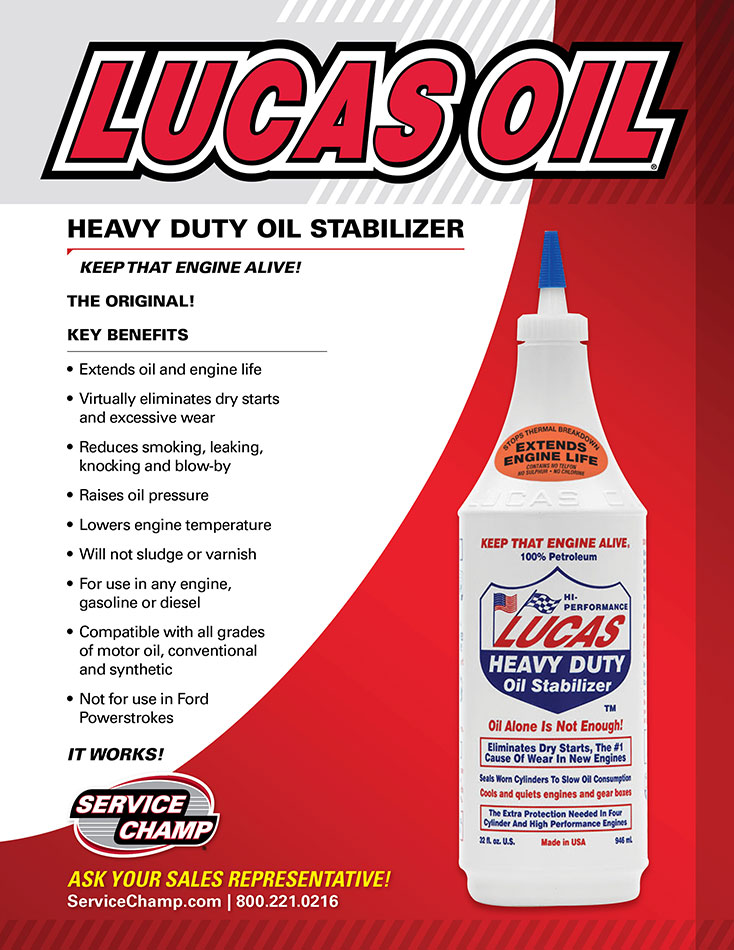 Lucas Oil Stabilizer Oil System Treatments
