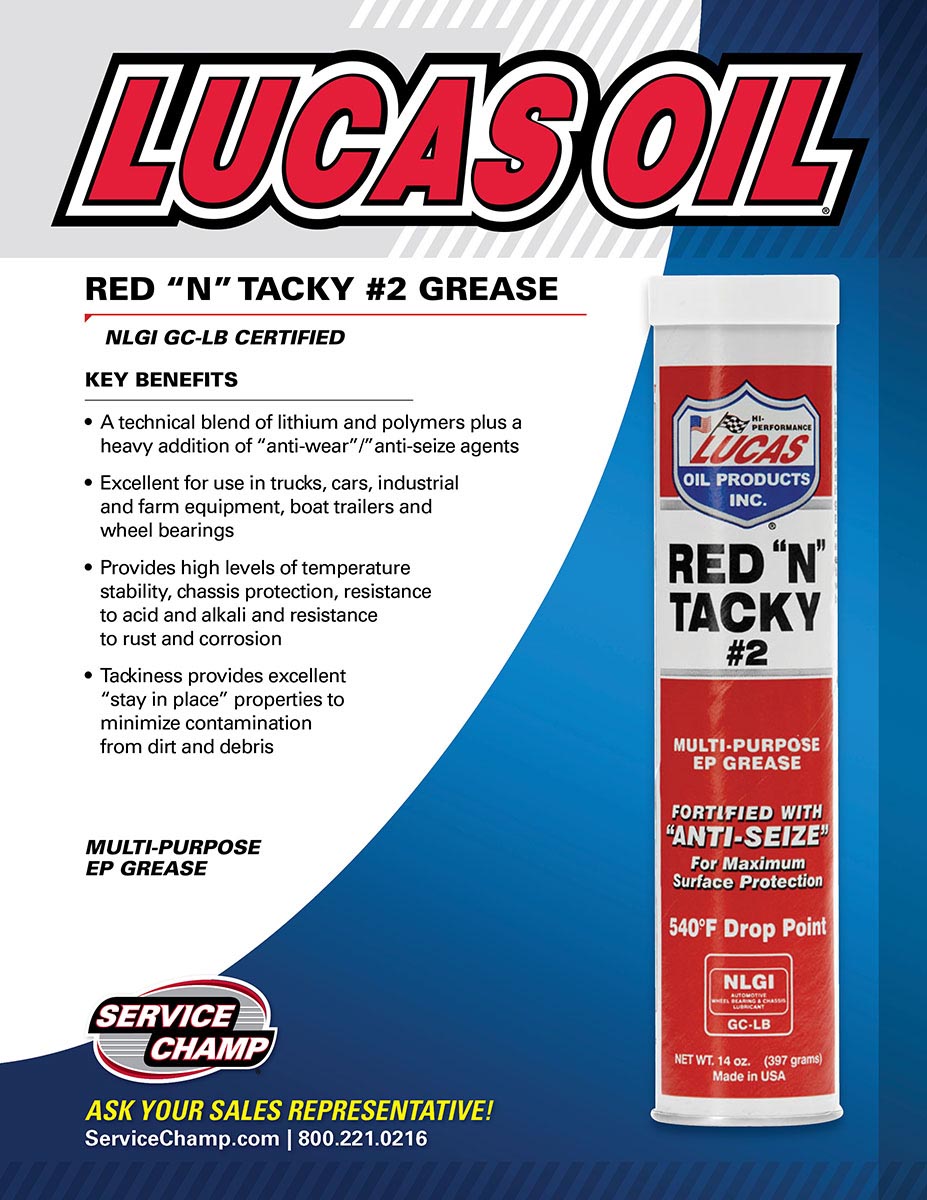 Lucas Red Lithium Grease Specialty OE Fluids