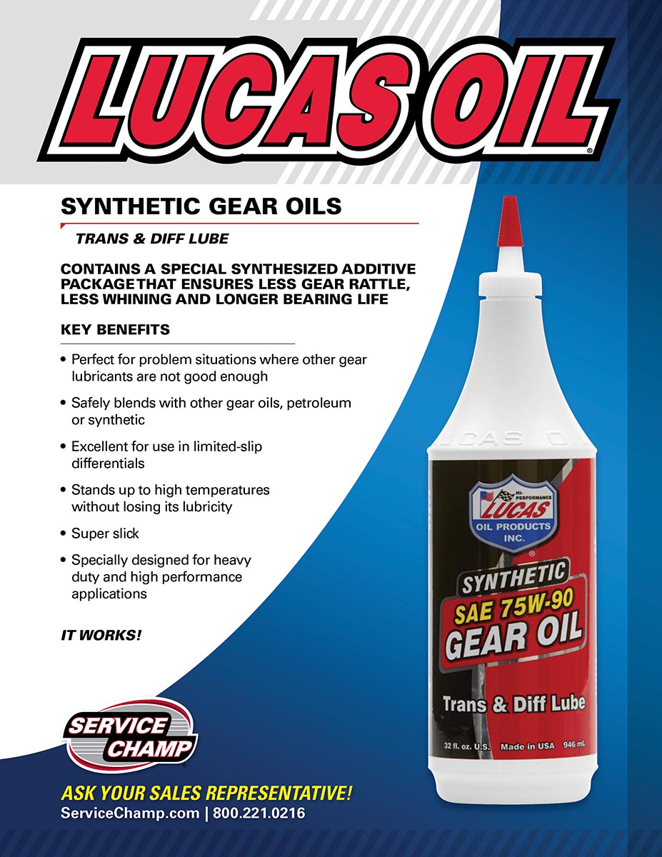 Lucas Gear Oil Synthetic 75/90 Lucas