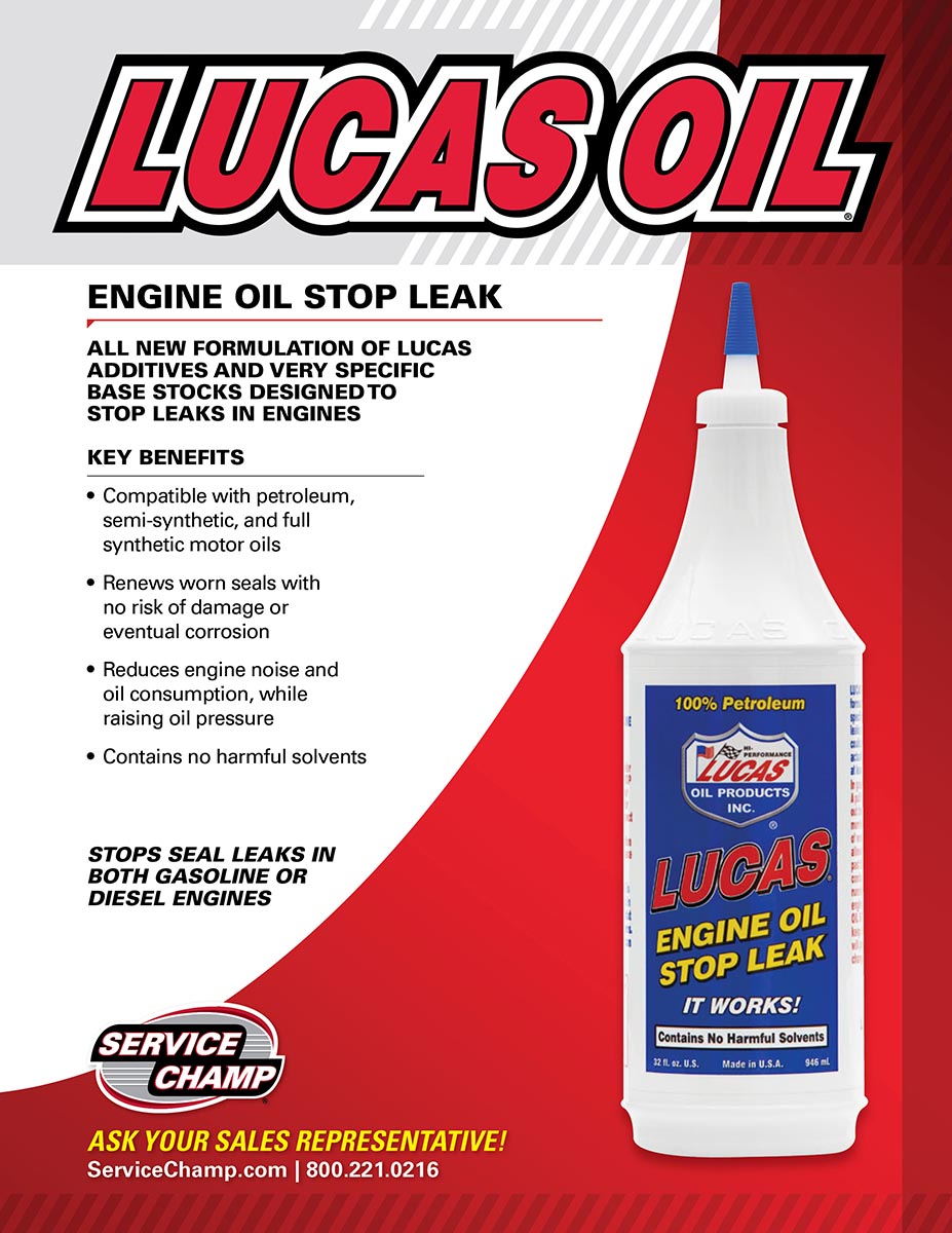 Lucas Engine Sealer Engine Treatments