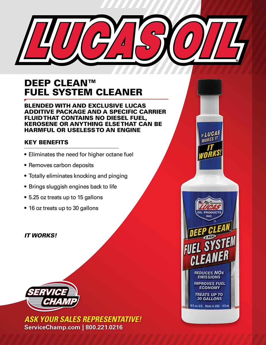 Lucas Fuel System Cleaner Fuel System Treatments