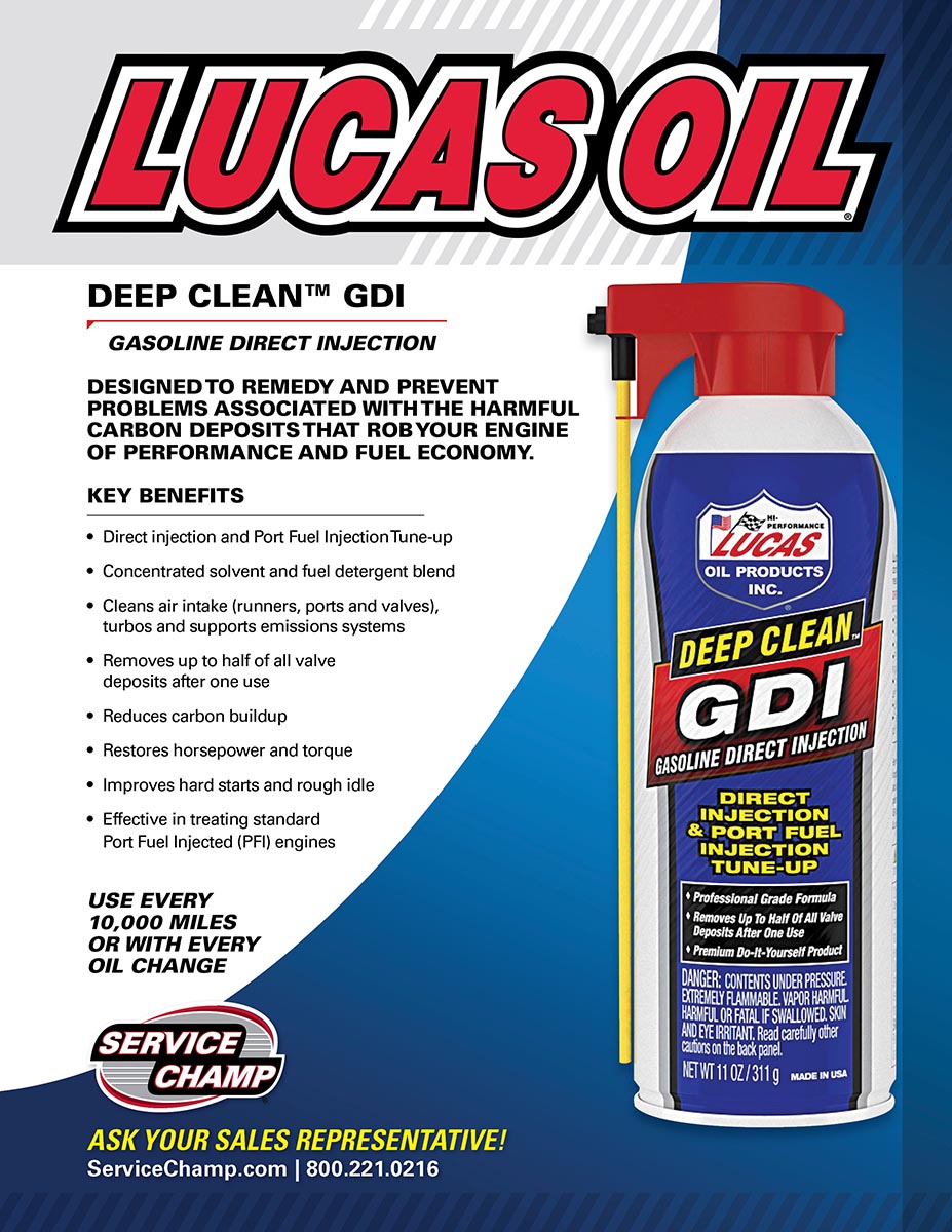 Lucas GDI Deep Clean Fuel System Treatments