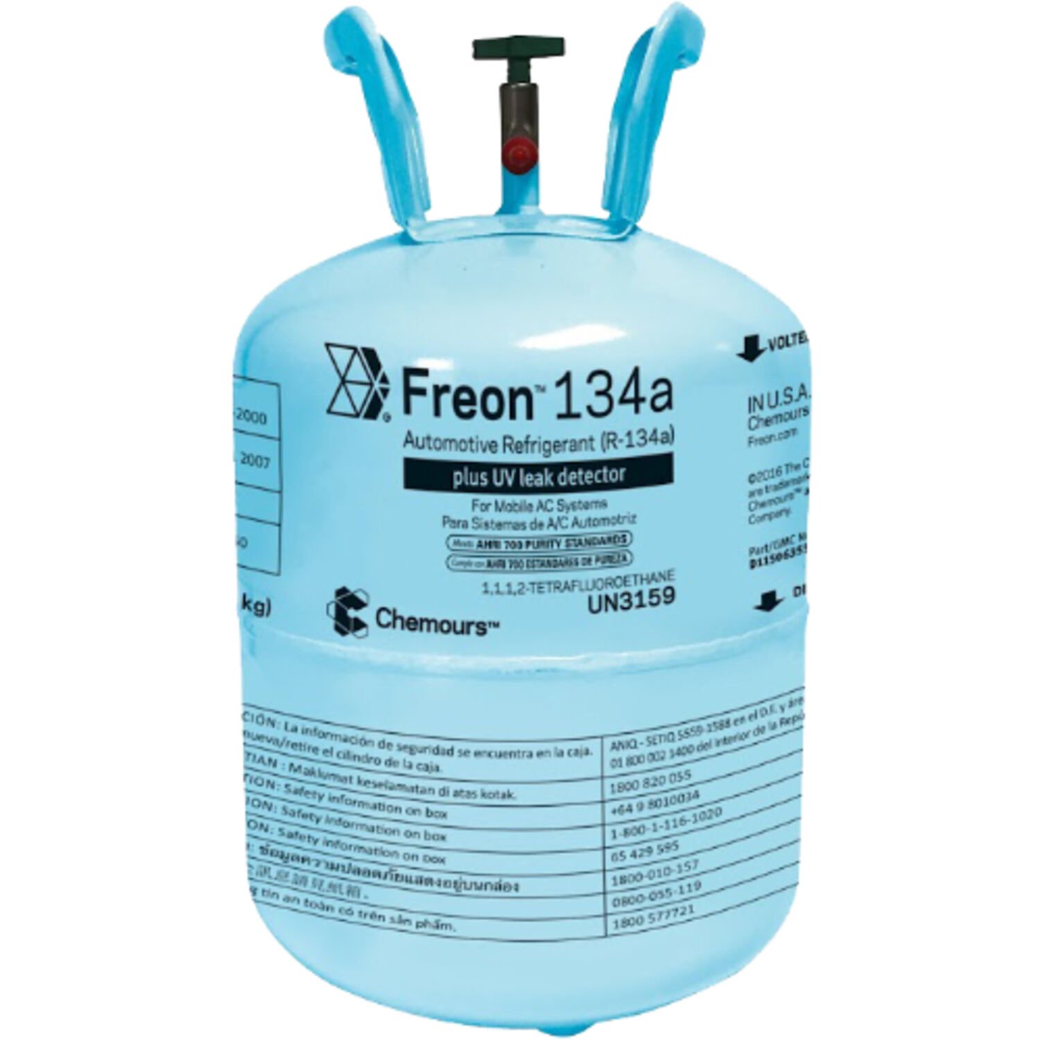 Automotive Refrigerant R134a 30lb Air Conditioning